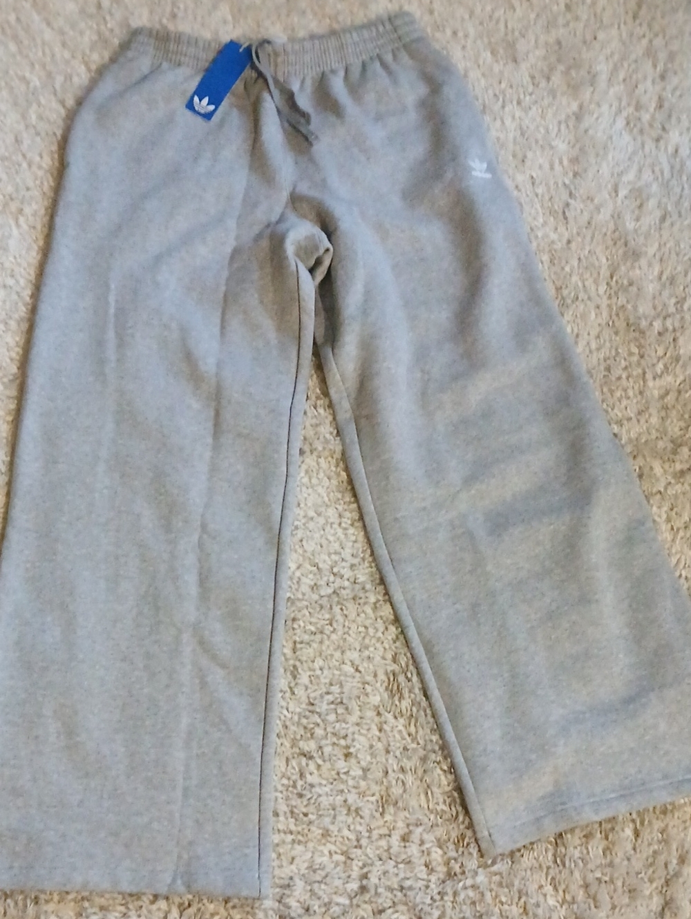 NWT ADIDAS WIDE LEG JOGGERS